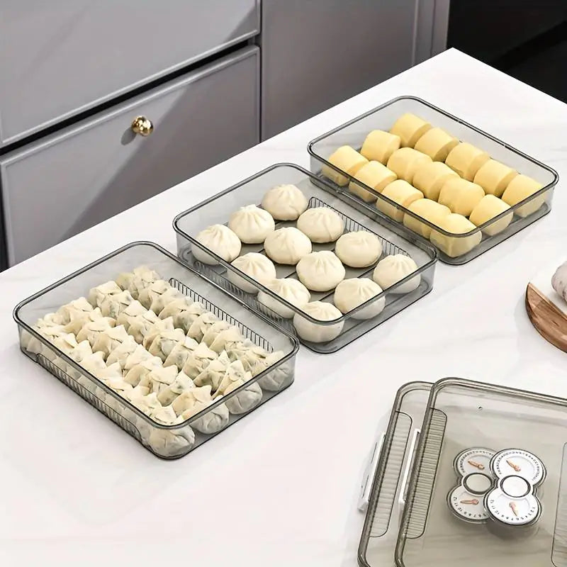 Transparent Dumpling Storage Box